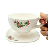 فنجان لته طرح گل سرخی تواناسرام